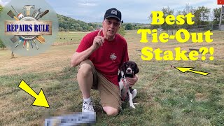 This May Be the Best Tie Out Stake for Dogs Ever Made!