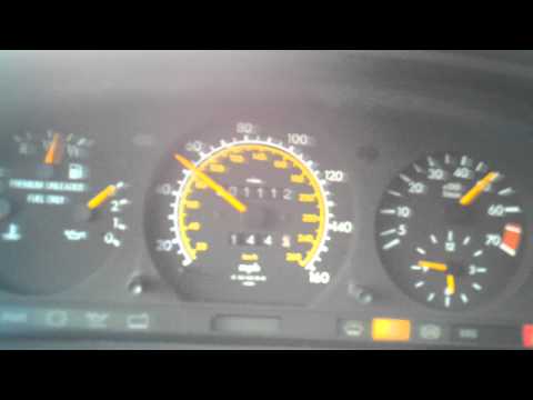 1994 Mercedes E320 "W124" Acceleration  0-80mph