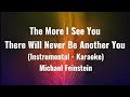 The More I See You / There Will Never Be Another You (Instrumental - Karaoke)  |  Michael Feinstein - The Singerist Channel The More I See You / There Will Never Be Another You (Instrumental - Karaoke)  |  Michael Feinstein