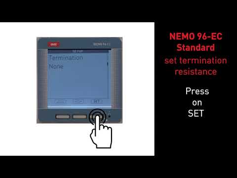 EASYCONNECT - standard flush-mounting type 96x96mm multifunction measuring unit