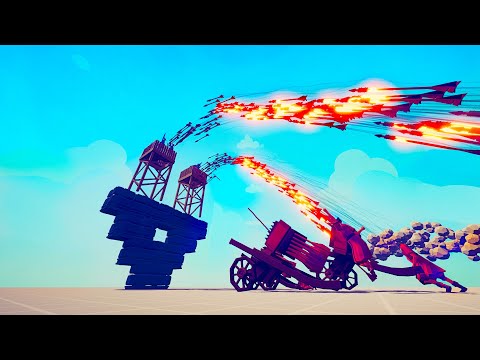 4x SPEAR THROWERS vs UNIT FACTIONS | Totally Accurate Battle Simulator