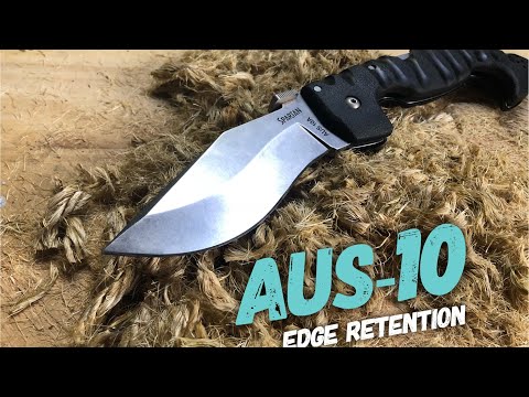 Testing AUS10 - Cold Steels new midrange