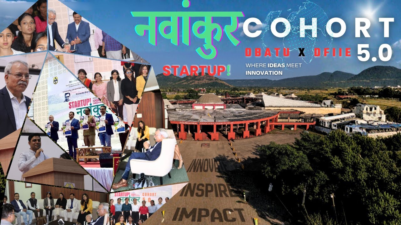 Navankur Cohort 5.0 Launch Event | DBATU x DFIIE Startup Incubation Program | The Media Times