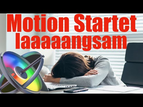 Apple Motion startet langsam  - Was bei mir der Fehler war und wie ich ihn behoben habe.