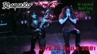 Rhapsody live in Chile (2001) Original Bootleg DVD