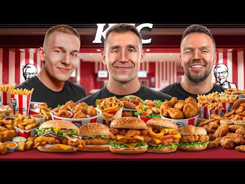 SPRÓBOWALIŚMY WSZYSTKIEGO Z KFC z WŁODAREM