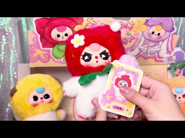 Коллекционная мягкая игрушка с кольцом POP TOP серии Baby Three - Весна