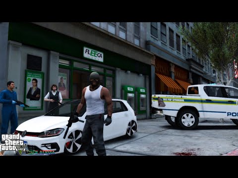 GTA Mzansi - Tsotsi Life | Robbing A Bank With A VW 7.5 GTI | Ep.4