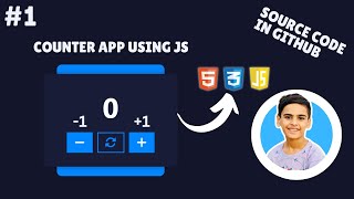 Counter Using HTML, CSS & JavaScript with Full EXPLANATION in Hindi | Vishal Kumar | Project 1