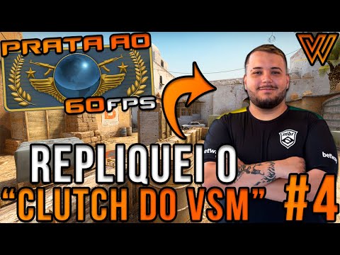 SMURFS no Time?! Fiz o "Clutch do VSM" na D2! | PRATA ao GLOBAL (60 FPS) #4