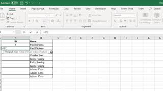 Assigning Unique ID to cell value using IF formula in excel