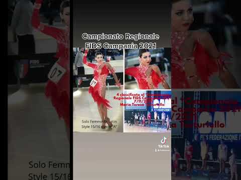 Campionato Regionale FIDS Campania 2021. Atleti della ITALDANCE. Maestri Fiore Menzione & Vladlena