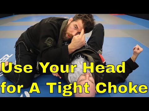 Brutally Tight Bread Cutter Choke Finishing Detail in BJJ