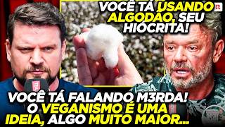 RICHARD VAI PRA CIMA DE VEGANOS E ACUSA ATIVISTA DE HIPOCRISIA POR USAR ALGODÃO!