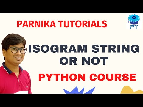 Program To Check Isogram Strings Or Not In Python Check If String Is Isogram Python Course