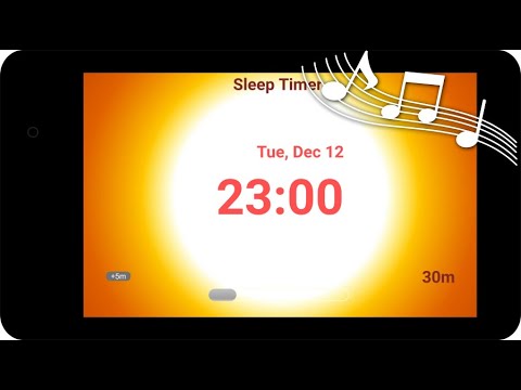 Sleep Timer with nature sounds Video