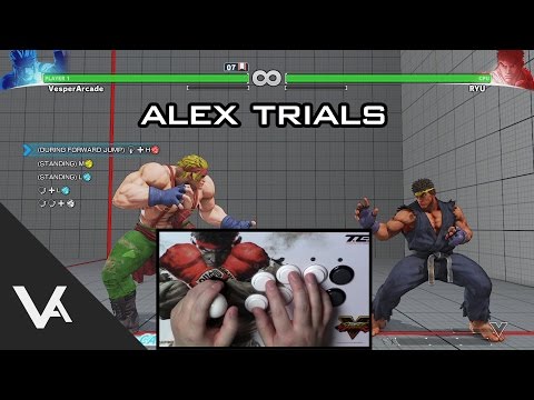 Street Fighter V / 5 Trial Mode - Alex