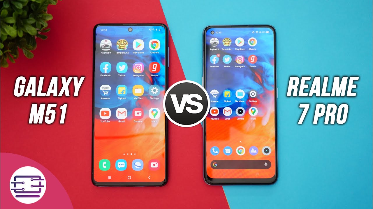 Samsung Galaxy M51 vs Realme 7 Pro Speedtest [SD730G vs SD720G]