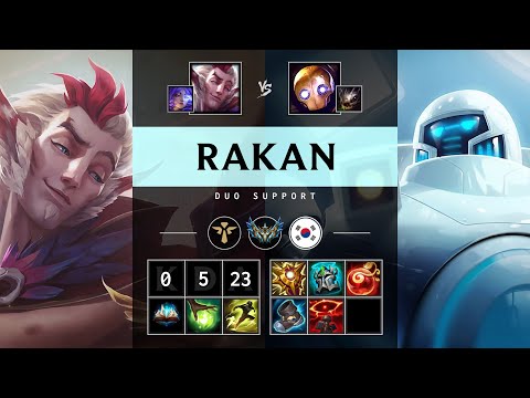 Rakan Support vs Blitzcrank - KR Challenger Patch 25.17