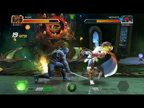 MCOC- Boss Battle Blade Vs. Mephisto - Stops Regen