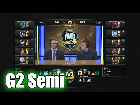 Bangkok Titans (Thailand) vs Beşiktaş e-Sports Club (Turkey) | Game 2 Semi Final IWCI 2015