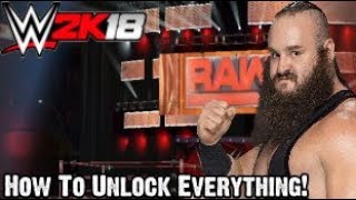 How To Unlock Everything In WWE 2K18 (Xbox One, Playstation 4, Nintendo Switch)
