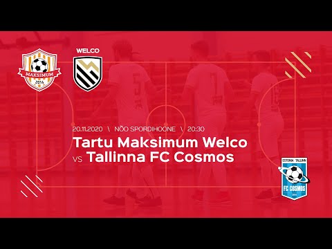 20.11.2020 LIVE: Tartu Maksimum Welco vs Tallinna FC Cosmos (Otseülekanne, Прямая трансляция)