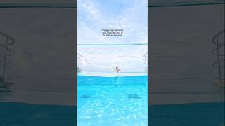 Infinity Pool太陽公主號無邊際泳池#sun#princess#cruise#holiday#new#reel#video#xmas#seethroughpool#pool