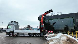 Mercedes-Benz Actros 2546 6x2 Palfinger PK 53002 Crane Winch flatbed truck | Image 4 - Autoline
