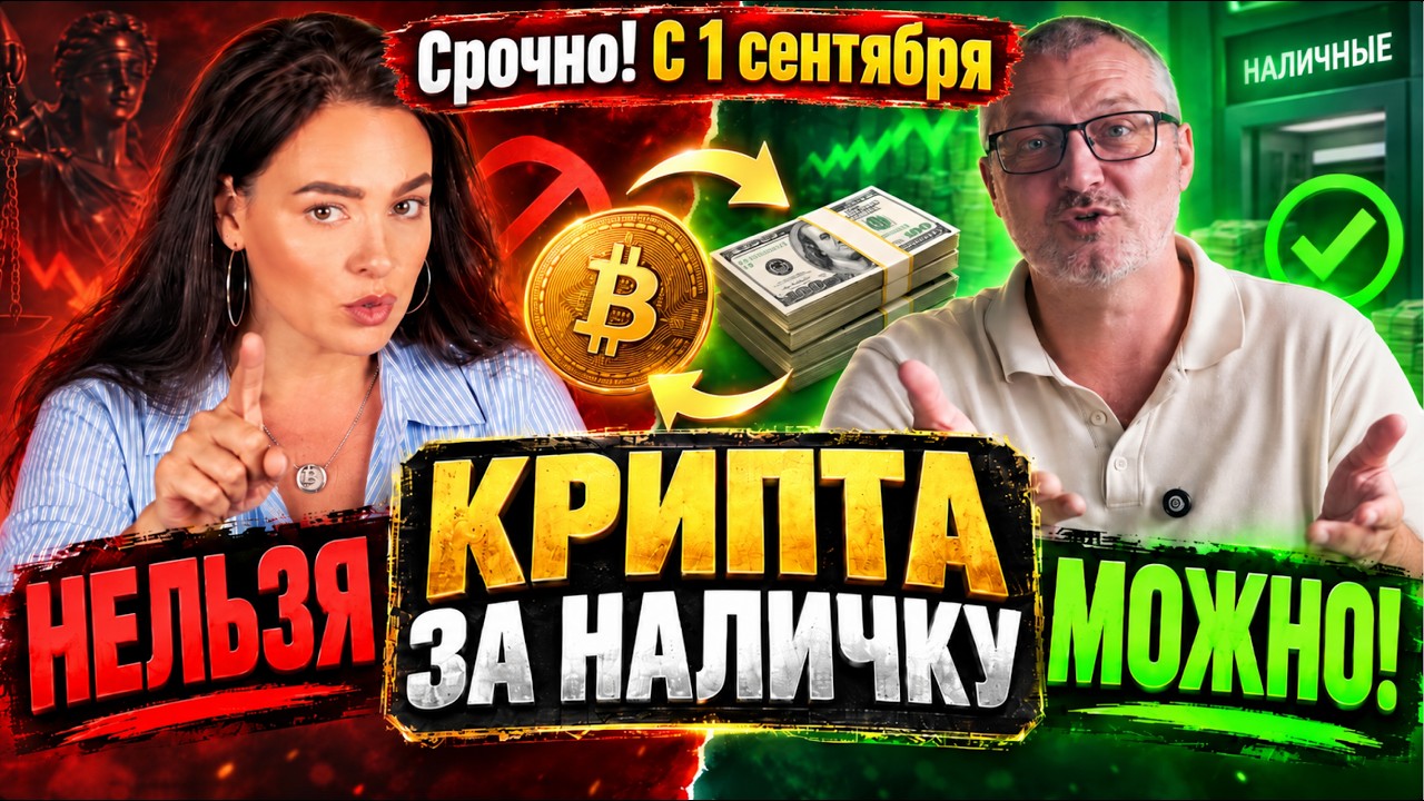 Крипту за наличку ЗАПРЕТИЛИ? Что изменилось с 1 сентября