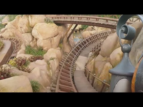 Seven Dwarf Mine Train Front Seat Onride 1080P 60FPS POV Shanghai Disneyland