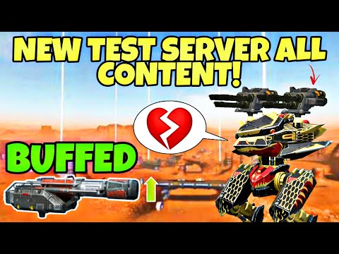 🔥NEW TEST SERVER ALL NEW CONTENT AO JUN & AVENGER REBALANCE AND MORE! || WAR ROBOTS TEST SERVER ||
