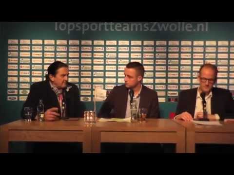 Persconferentie Landstede Volleybal - Prins/VCV