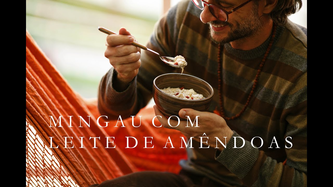 Mingau com leite de amêndoas: Cozinha Inclusiva/ Receitas em Libras