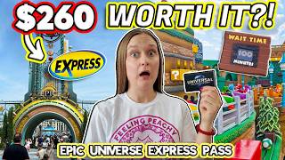 Is Epic Universe Express Pass ACTUALLY Worth $260? (Testing Universal's Skip-the-Line Pass)