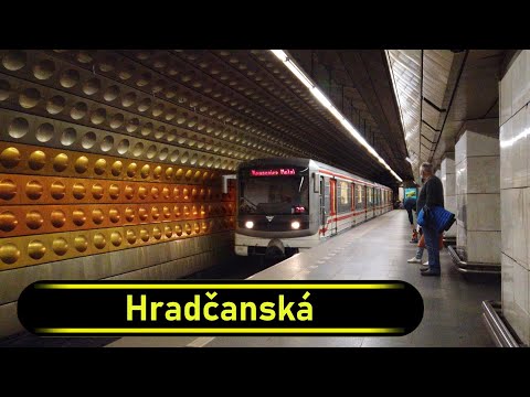 Estação de metrô Hradčanská - Praga 🇨🇿 - Passo a passo 🚶
