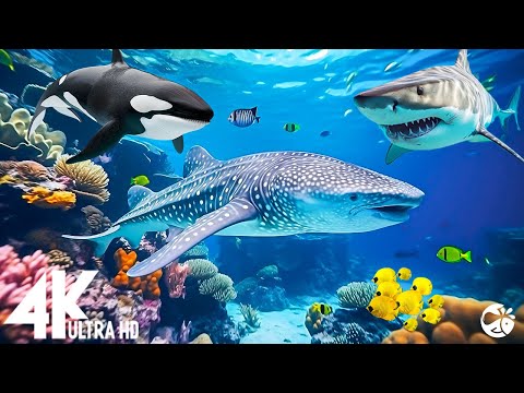 The Best 4K Aquarium for Relaxation II 🐠 Relaxing Oceanscapes - Sleep Meditation 4K UHD Screensaver