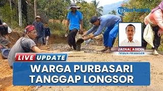 Hujan Deras Picu Longsor di Purbaratu, Warga Purbasari Gotong Royong Singkirkan Material Tanah