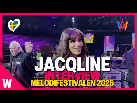 🇸🇪 Jacqline reacts after qualifying to Final Qualification (Finalkval) in Melfest 2026