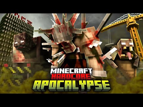 REALISTIC Zombie Apocalypse Simulated in Hardcore Minecraft