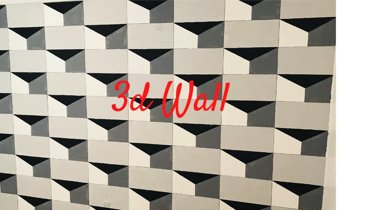 3D WALL PAINTING | HOW TO MAKE 3D WALL DESIGN | 3D WALL TEXTURE DESIGN l INTERIOR DESIGN IDEAS