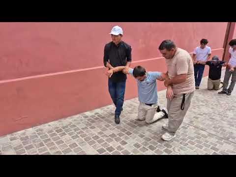 Gitanos desde Monteros, Tucuman cumplen de rodillas una promesa por un  problema de salud