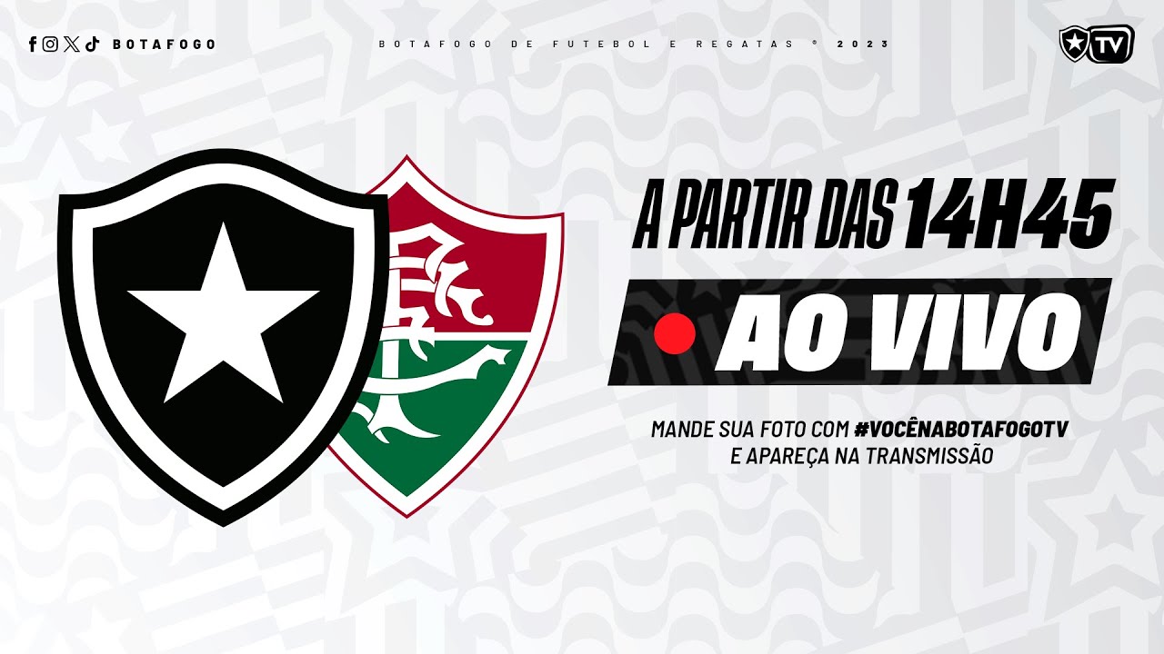 AO VIVO: Botafogo recebe o Fluminense valendo vaga na final do Torneio Guilherme Embry Sub-16