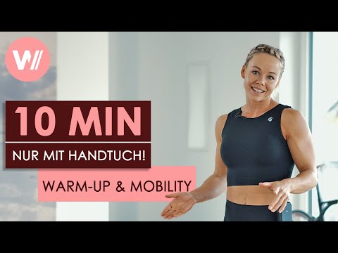 Mobility & Warm-Up Workout at Home: How to Stretch Properly! - Towel Fit with Kira von Oertzen