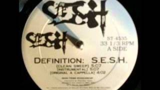 SESH - DEFINITION: S.E.S.H. ( rare 1996 NY rap )