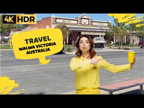 Walwa Victoria Australia Walking Tour   4K