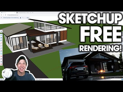 How to Render Models from SketchUp Free - FOR FREE!
