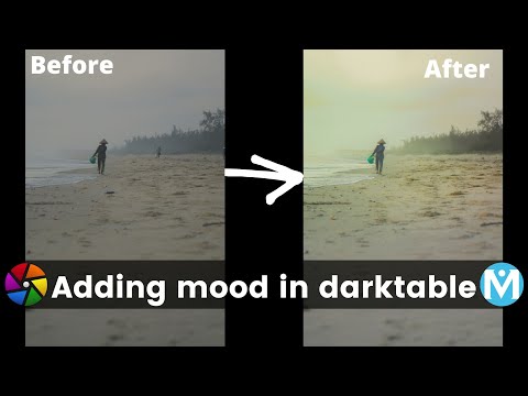 Adding mood to a photo with darktable