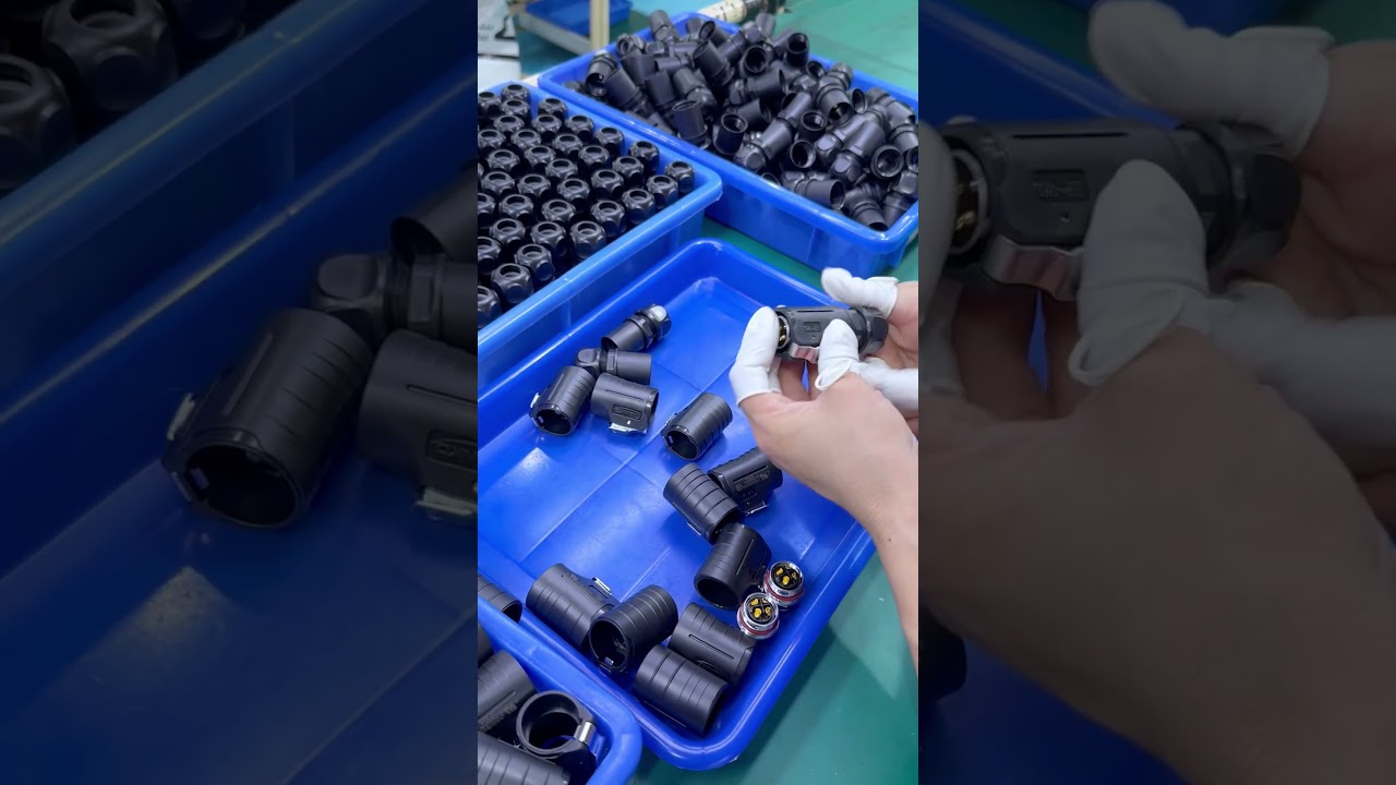 LP Series 2 Pin Snap In Connectors #connector #connectormanufacturing