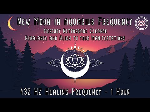Aquarius New Moon February 2022 | New Moon Meditation Music | 432 Hz | Healing Frequency Music 2022